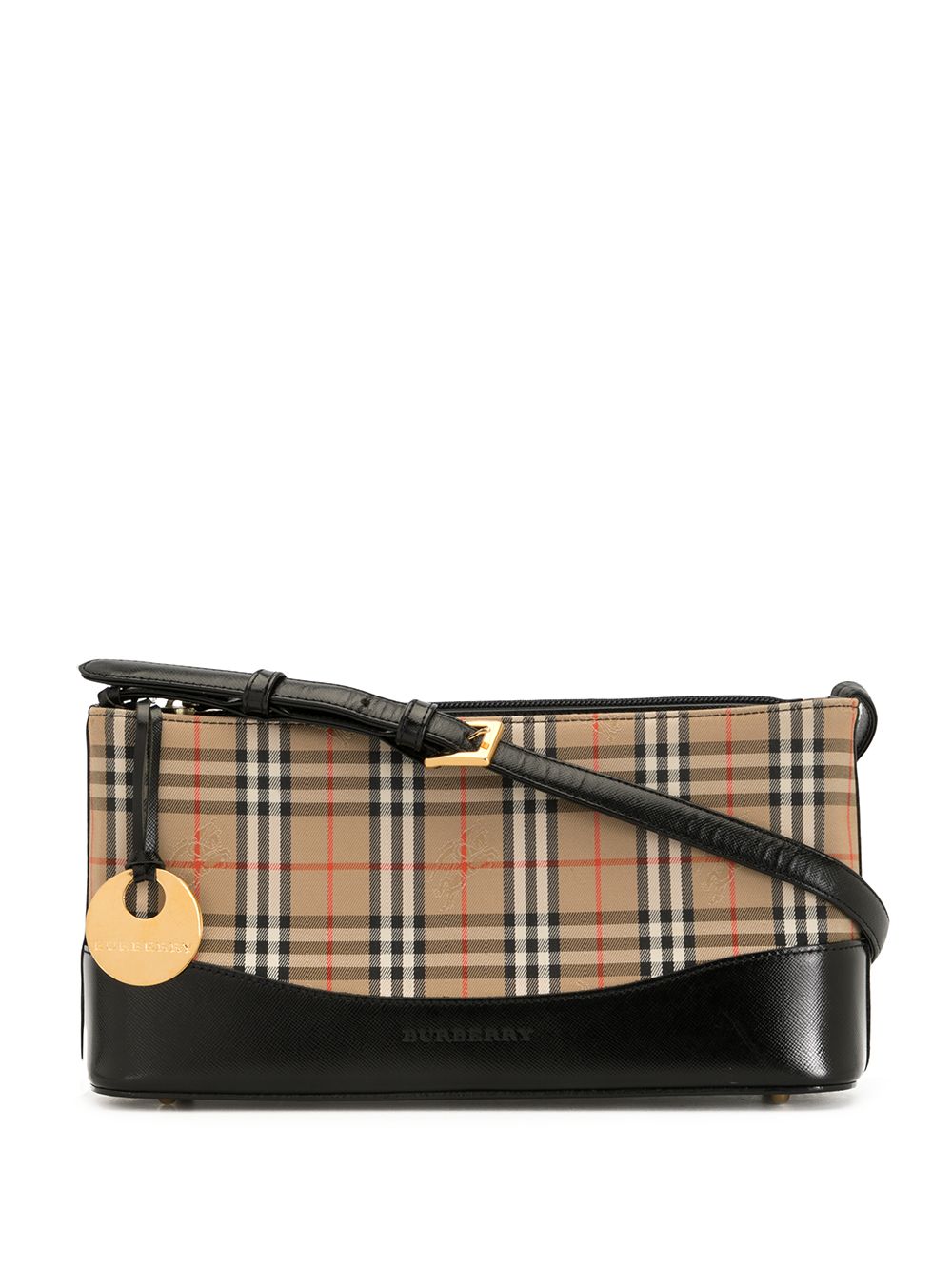 фото Burberry pre-owned сумка на плечо в клетку vintage check