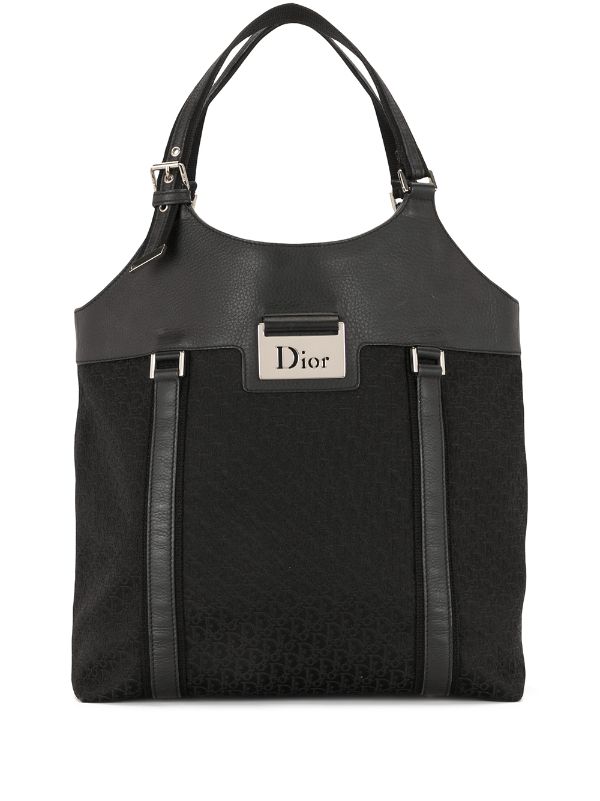 dior black tote bag