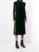 MM6 Maison Margiela velvet sleeveless midi dress