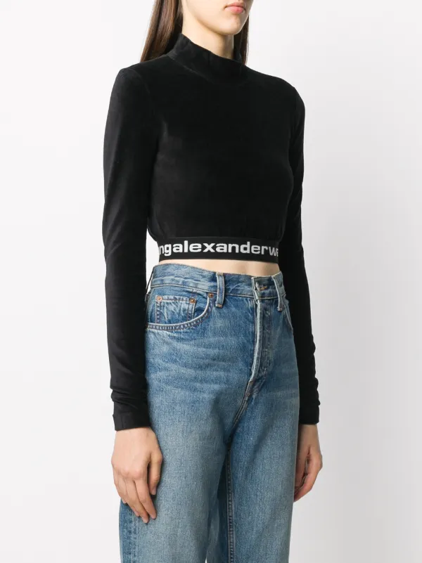 Shop Alexander Wang corduroy cropped 