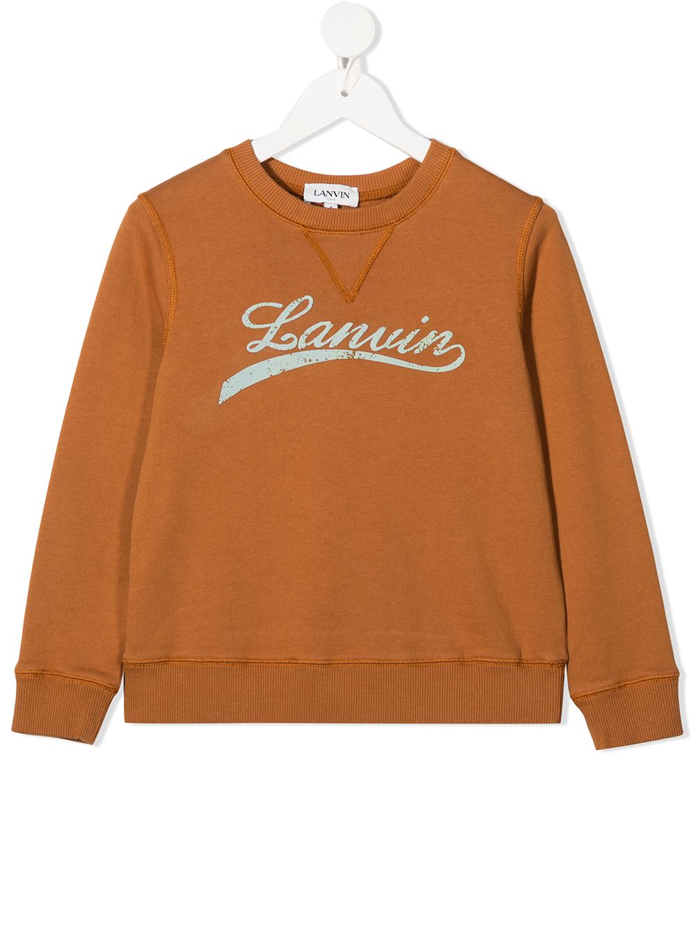 фото Lanvin enfant толстовка с логотипом