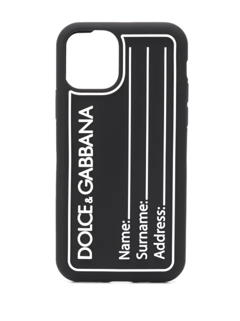 Dolce & Gabbana tag-style iPhone 11 Pro case