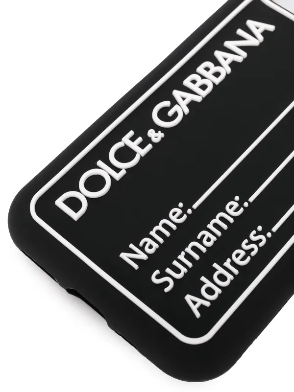 Dolce & Gabbana tag-style iPhone 11 Pro Case | Black | FARFETCH
