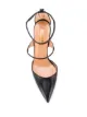 Aquazzura Minute 105mm pointed leather pumps