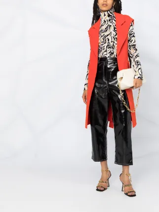 sleeveless belted waist coat展示图