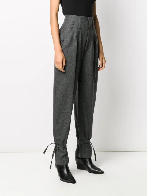 Shop Isabel Marant Tacoma high-waisted 