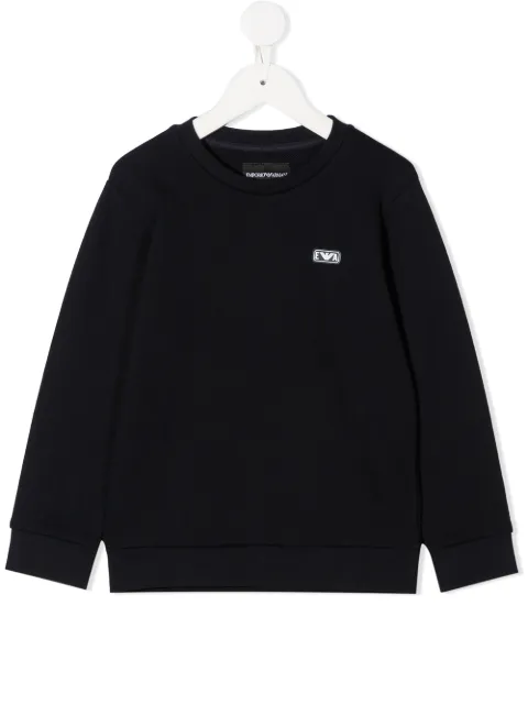 Emporio Armani Kids logo-patch sweatshirt 