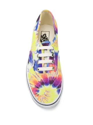 tie-dye lace-up sneakers展示图