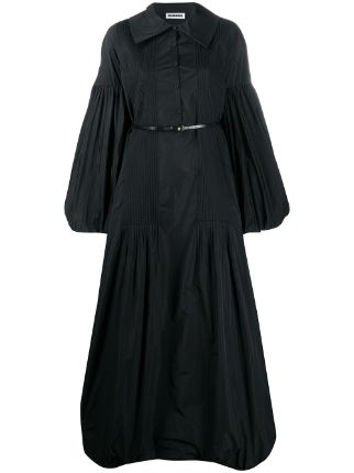 Jil Sander puff-design Long Dress - Farfetch
