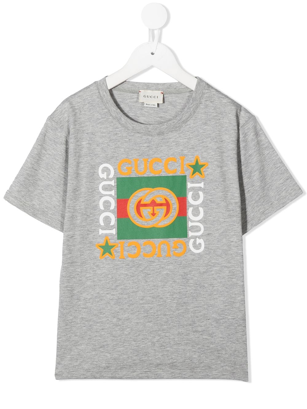 фото Gucci kids футболка с логотипом