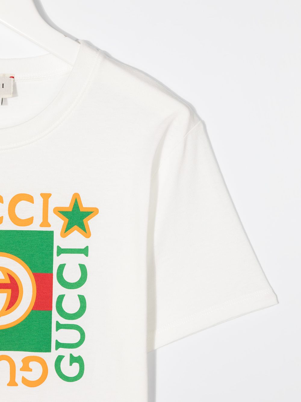 фото Gucci kids футболка с короткими рукавами и логотипом