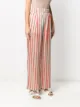 Jejia striped print trousers