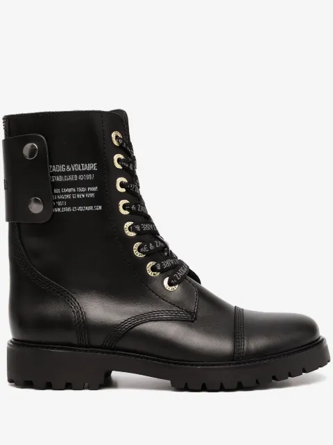Zadig&Voltaire Joe combat boots