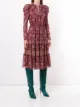 Ulla Johnson tie neck floral print dress
