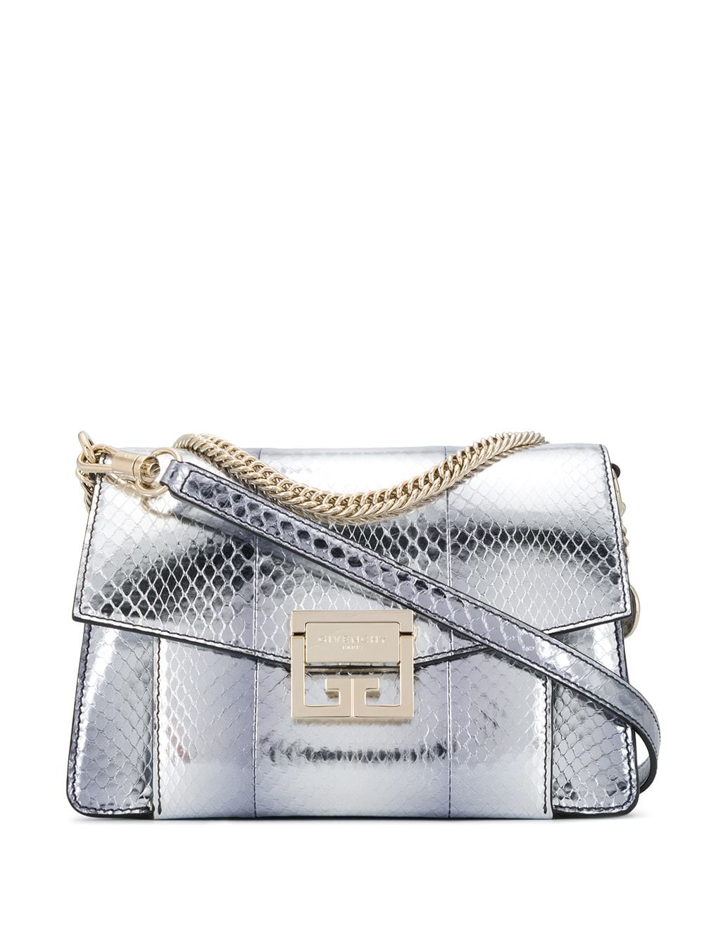 фото Givenchy сумка-тоут gv3 с эффектом металлик