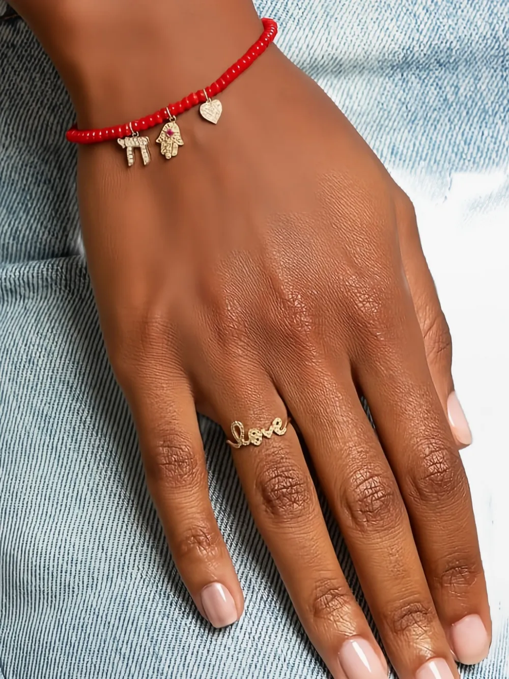 Sydney Evan 14kt Yellow Gold Diamond Love Ring | Image 2