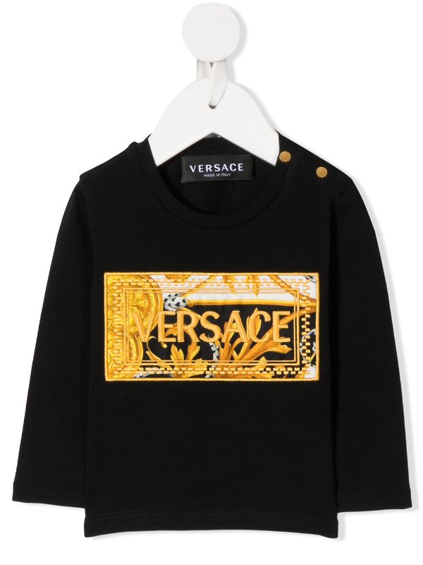 versace silk t shirt