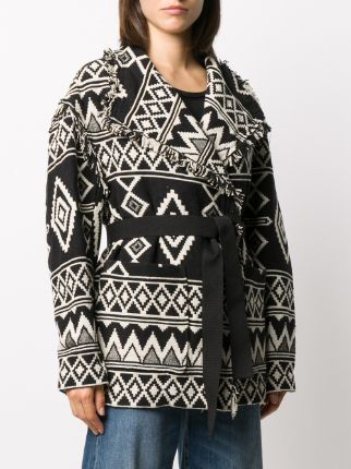 abstract pattern cardi-coat展示图