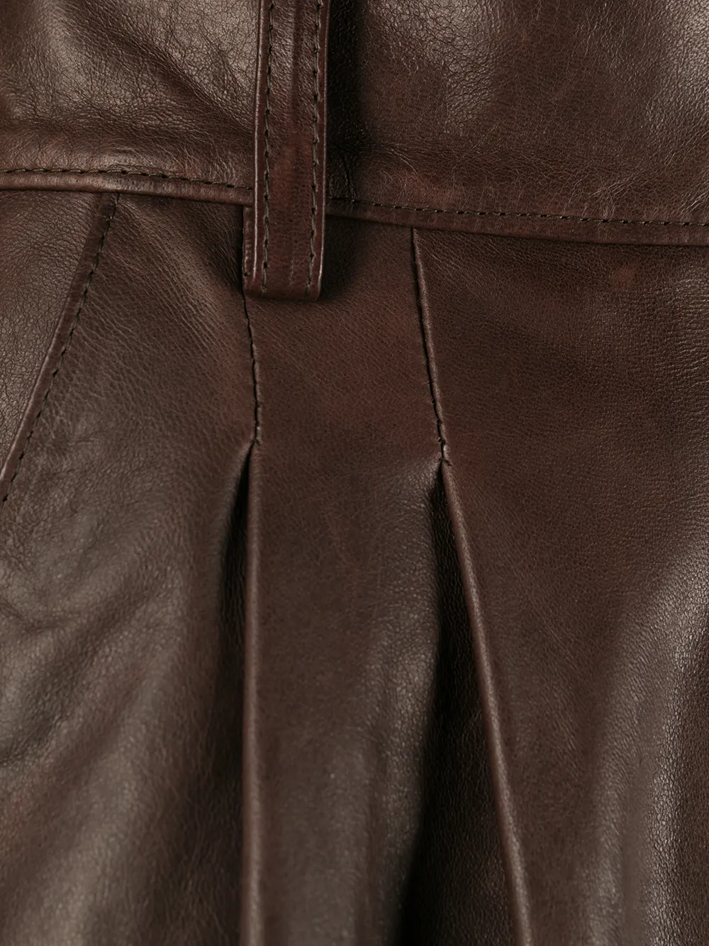 tie up leather trousers