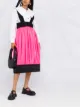 الصورة 2 من Comme Des Garçons فستان ميدي متباين الألوان