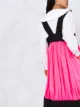 Comme Des Garçons فستان ميدي متباين الألوان