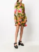 Richard Quinn floral print jersey mini dress