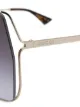 Gucci Eyewear نظارة شمس بإطار مربع كبير