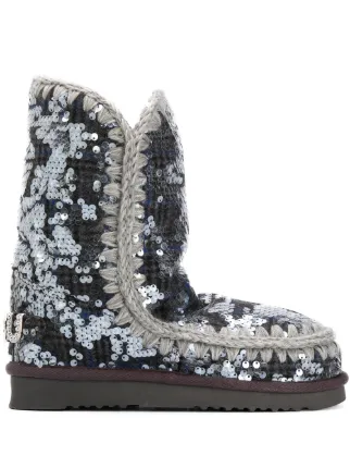 mou sequin boots