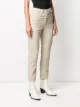 Isabel Marant Étoile بنطال مخمل مضلع بقصة مستقيمة