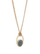 Isabel Marant stone-pendant chain necklace