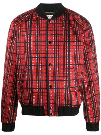 saint laurent plaid