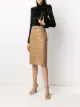 الصورة 2 من Elisabetta Franchi تنورة ضيقة مزينة بسلسلة