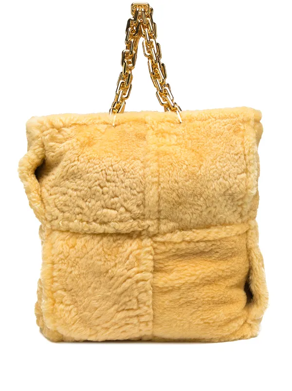 bottega veneta shearling bag