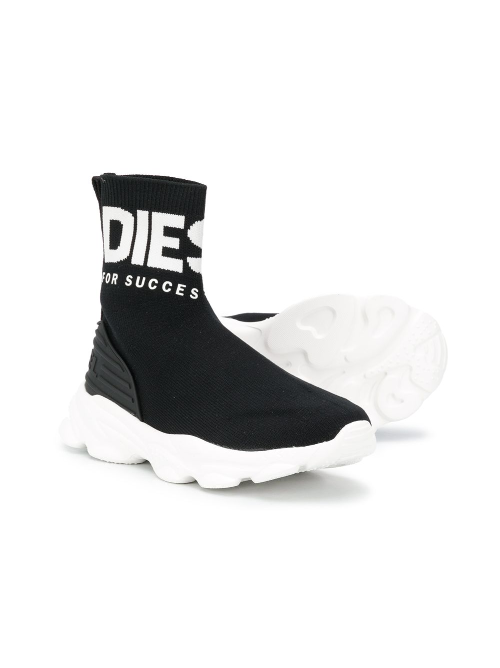 фото Diesel kids logo sock sneakers