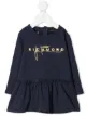 Image 1 of John Richmond Junior logo-print flared dress