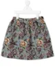 Image 1 of Il Gufo floral-print textured skirt