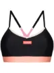 Image 1 of P.E Nation Point Forward crossover-strap sports bra