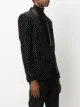 Balmain shawl lapel encrusted blazer
