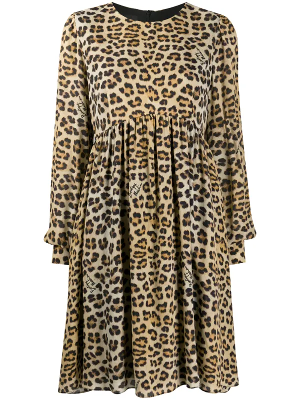 animal print tunic dress