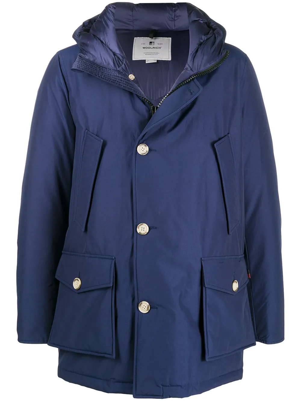 Woolrich Parka met capuchon Blauw