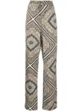 Michael Michael Kors straight-leg patterned trousers - Neutrals