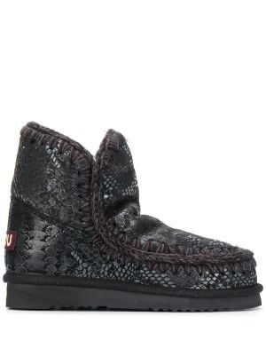 Shop black Mou Eskimo 18 boots with 