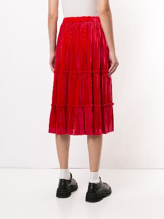 tiered frill-trimmed skirt展示图