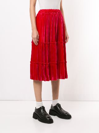 tiered frill-trimmed skirt展示图