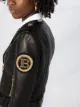 Balmain جاكيت بسحاب مائل
