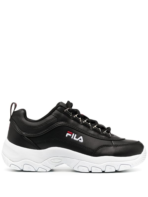 Shop black Fila Strada Low sneakers 