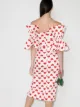 ANOUKI Sophia off-shoulder midi dress