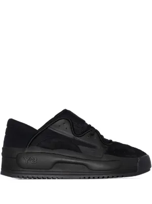y3 shoes all black