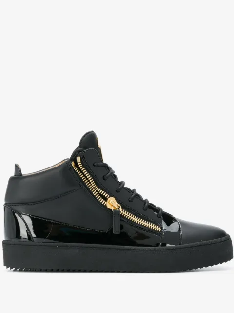Giuseppe Zanotti tenis mid-top Krissde piel 