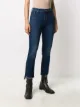 Mother raw-cuff mid jeans